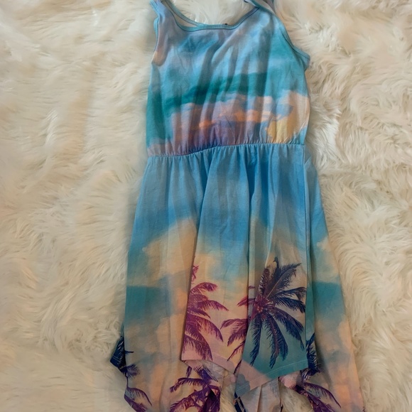 Palm tree summer dress - Picture 1 of 1